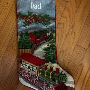 L.L. Bean Festive Train Christmas Stocking
